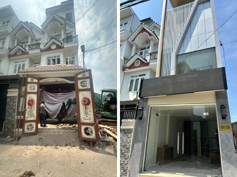 công trình sửa nhà quận 12