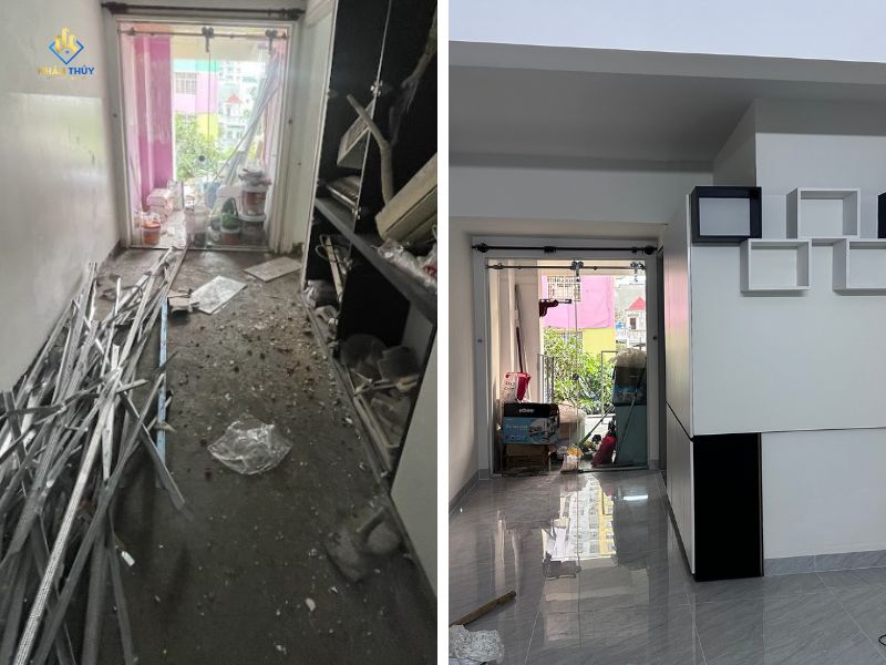 sửa chữa nhà chung cư quận 8 hoàn thành
