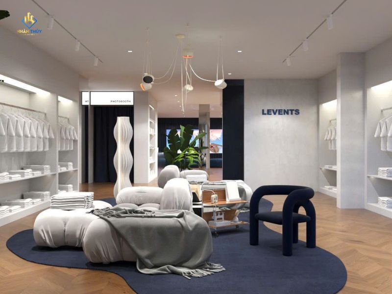 Phối cảnh thiết kế khu trưng bày showroom LEVENTS